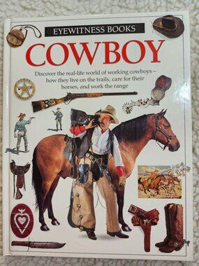Eyewitness Books Cowboy David H Murdoch Hardcover Illustrated Juvenile DK
